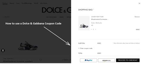 dolce gabbana coupon code.